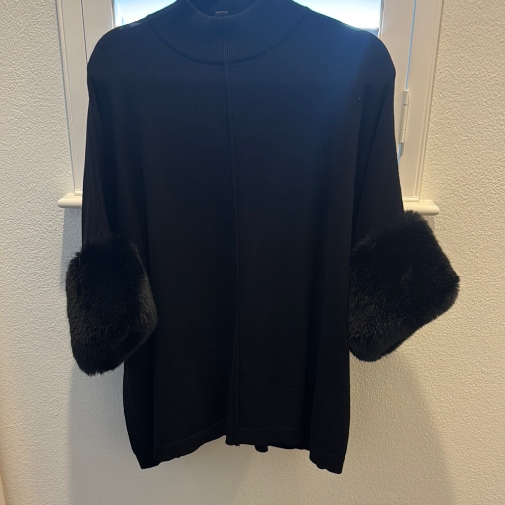 Saks Fifth Avenue Black Knit Sweater